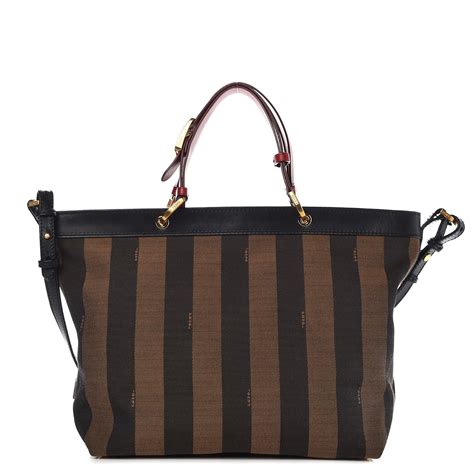 fendi pequin striped toter|Fendi Pequin .